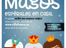 APÚNTATE PARA RECIBIR LA SORPRESA DE LOS REYES MAGOS PARA LOS NIÑOS Y NIÑAS DE VILLAFRANCA