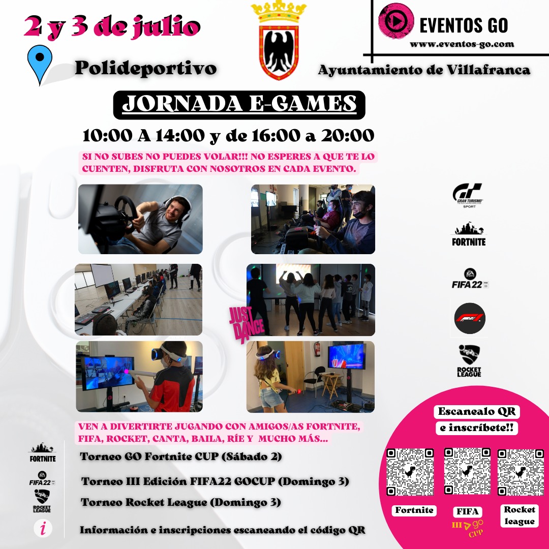 FIN DE SEMANA E-GAMES