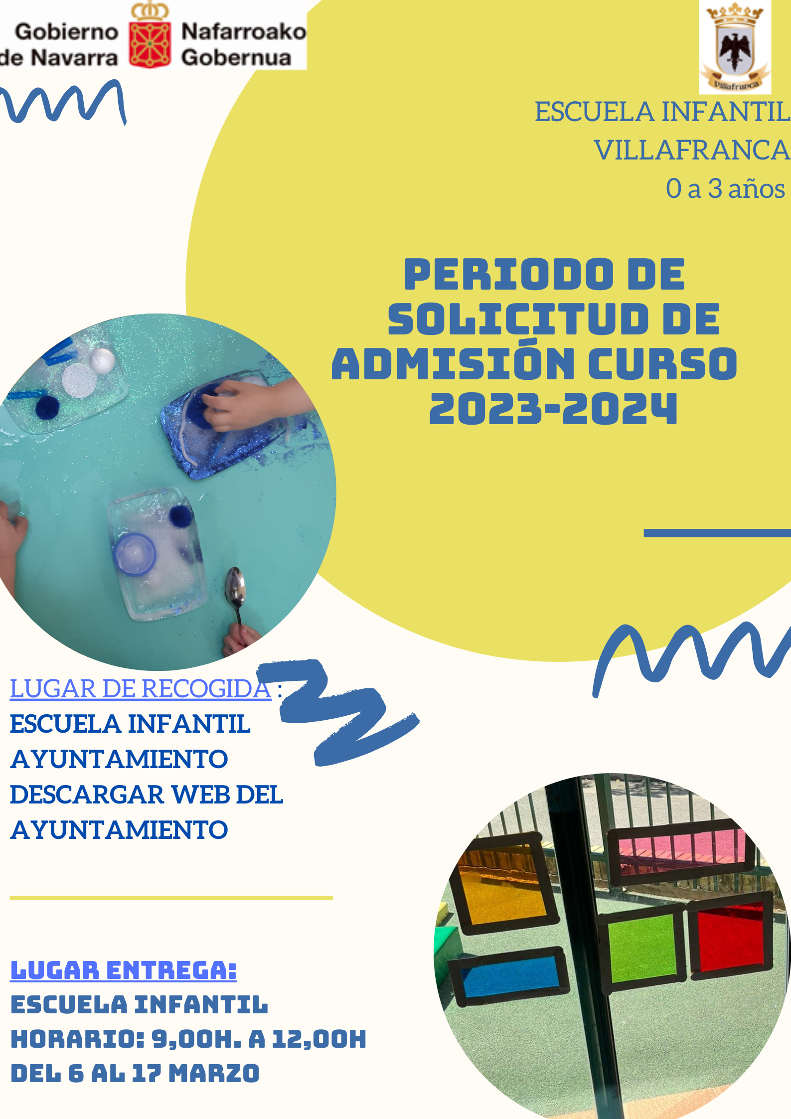ESCUELA INFANTIL CURSO 2023/2024. SOLICITUD PREINSCRIPCIÓN