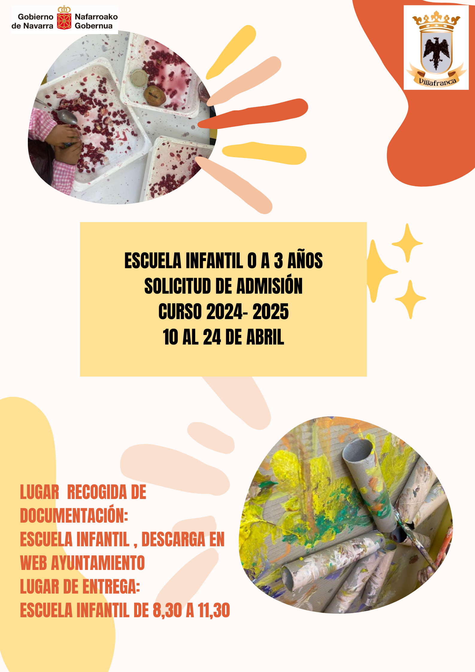 ESCUELA INFANTIL CURSO 2024/2025. SOLICITUD PREINSCRIPCIÓN